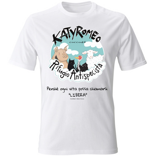 Donazione per T-Shirt Unisex Cotone 100% - Katy Romeo - Colori Chiari